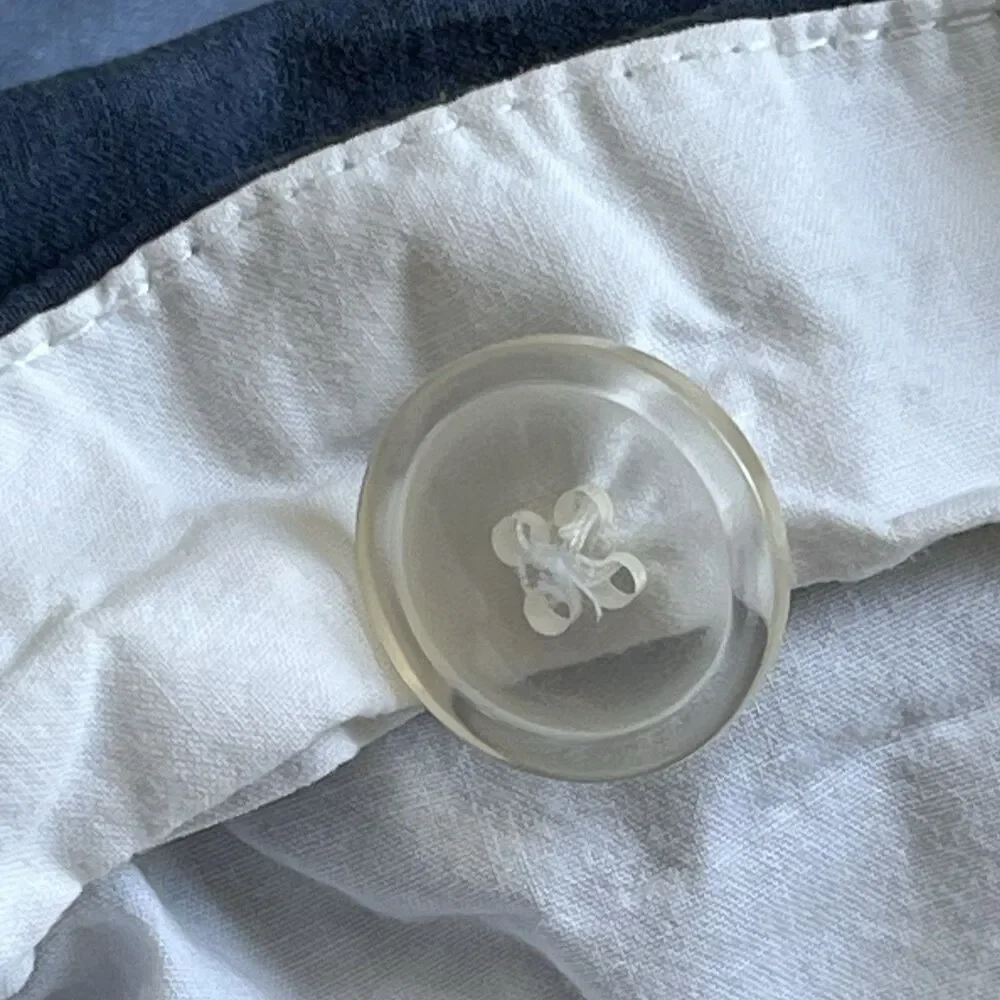 Pottery Barn Teen Tie Dye Stripes Twin Duvet Cover 100% Cotton Button Closure